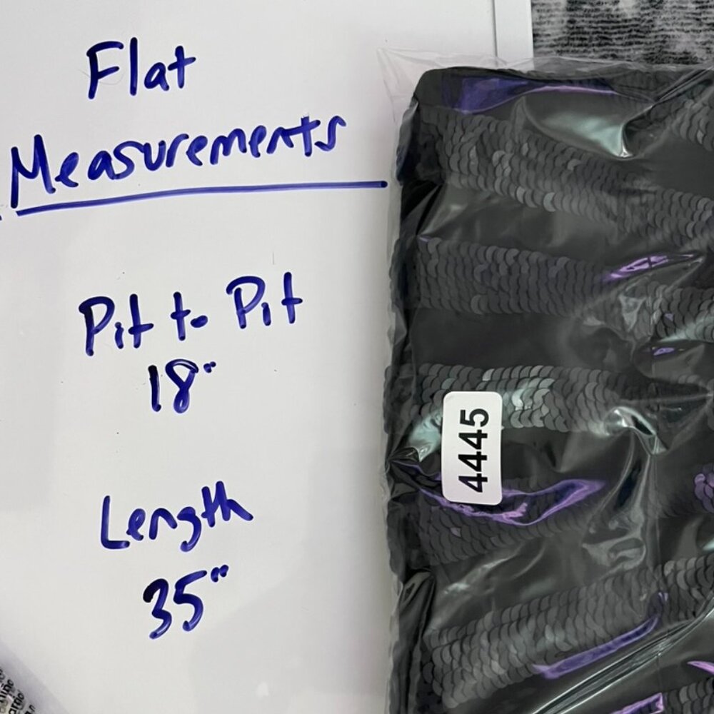 French Connection Radiant Navy Blue sequin dress - Picture 8 of 8